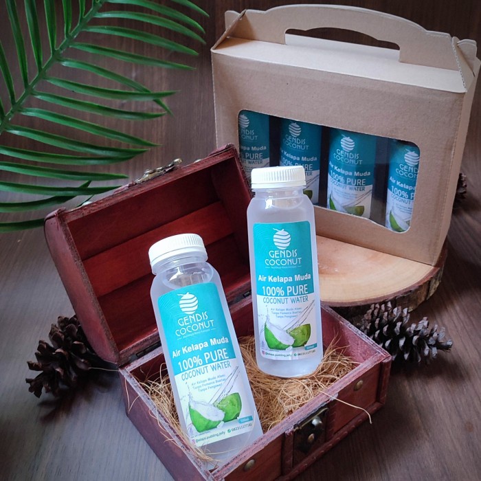 

Paket Hampers Air Kelapa Muda Isi 4 Botol @250ml