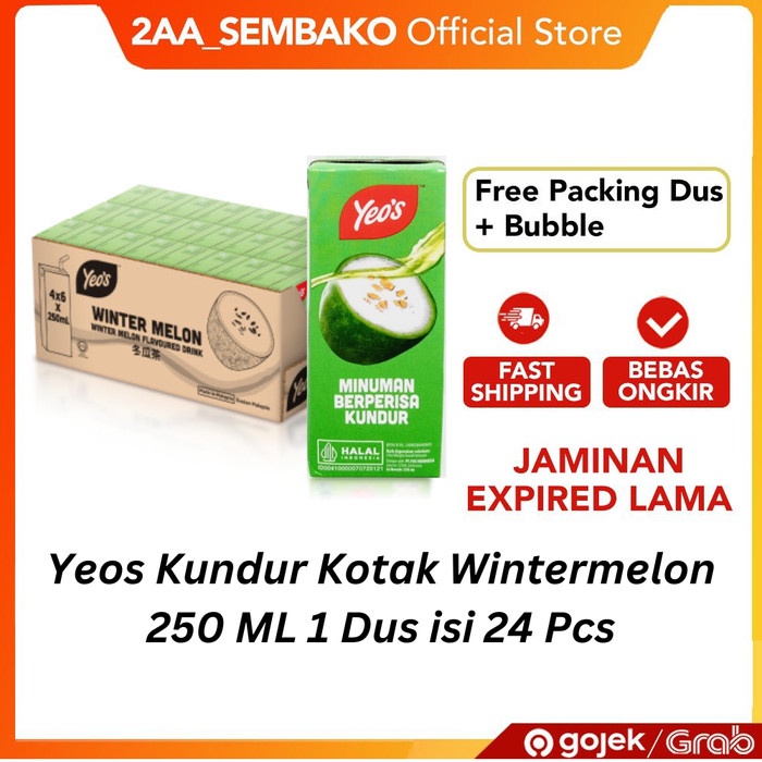 

Yeos Kundur Kotak Wintermelon 250 ML 1 Dus