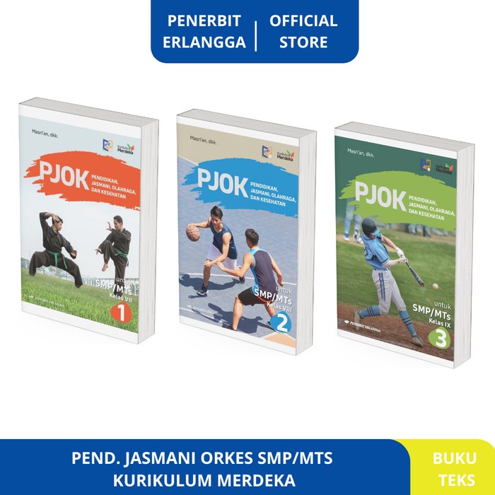 

SALE !!! PEND. JASMANI ORKES SMP/MTS KELAS 7 8 9 KURIKULUM MERDEKA ERLANGGA READYY