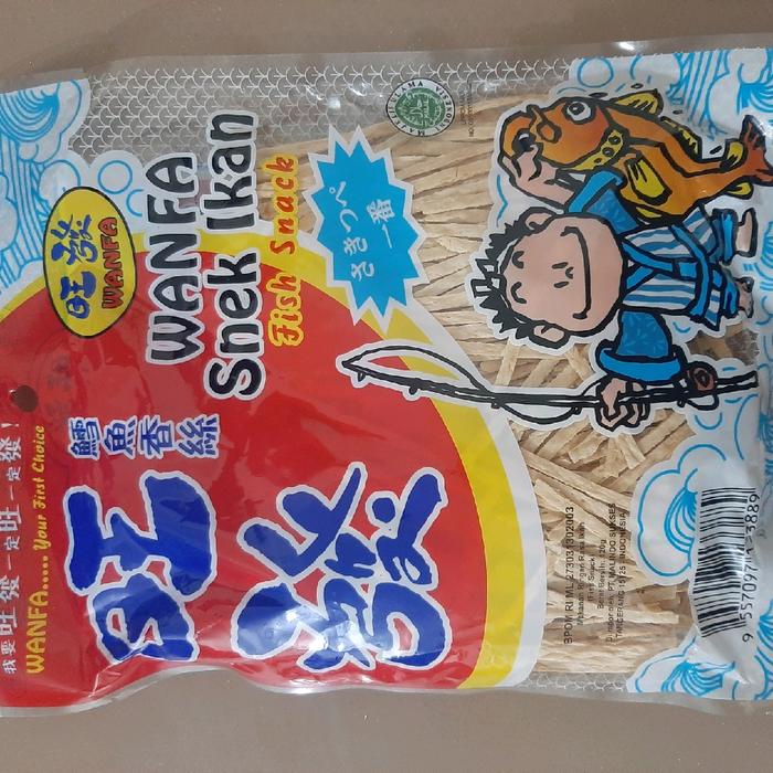 

SALE !!! WANFA SNEK IKAN FISH SNACK 120GRAM READYY