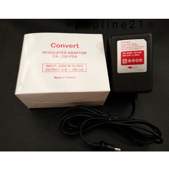 Adaptor Convert 9V - 300 mA Kode 1040