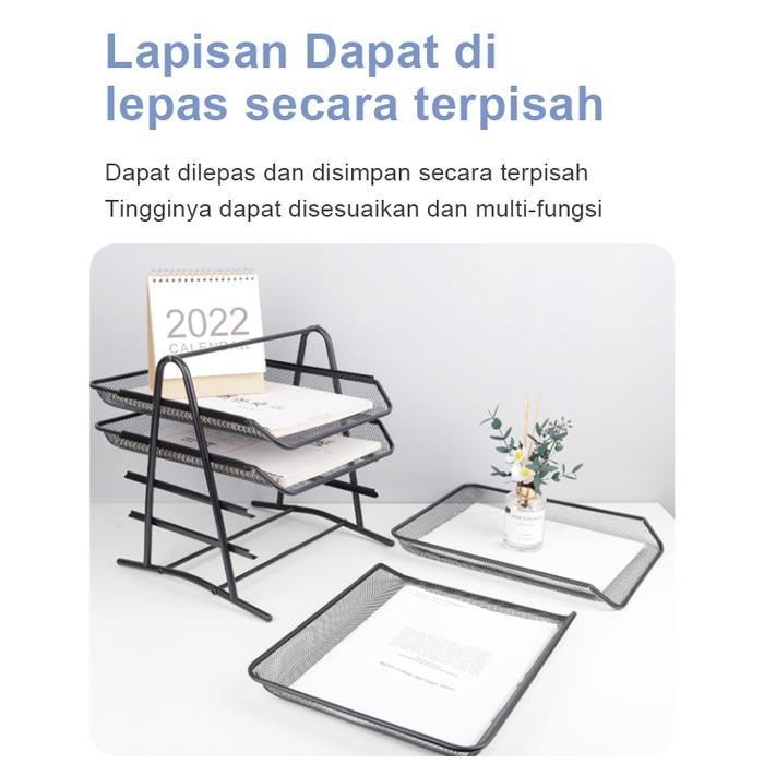 

SALE TERBARU RAK KERTAS DOKUMEN SURAT 3 SUSUN - PAPER DOCUMENT LETTER TRAY 3 TIER READYY