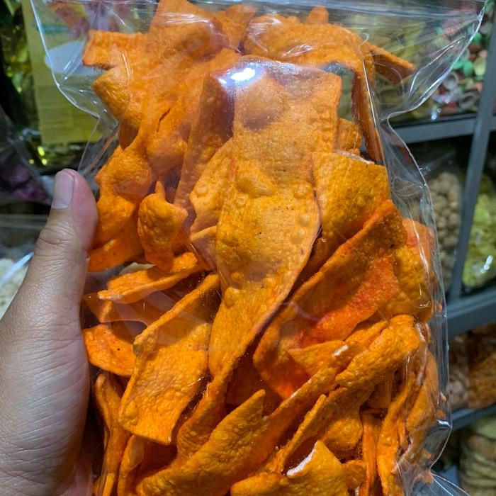 

SALE !!! 1 KG KEMASAN CEMILAN SLONDOK RASA BALADO DAN RASA GURIH RENYAH MAKANAN READYY