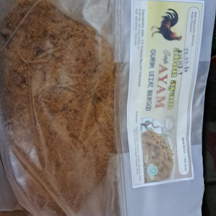 

SALE !!! ABON AYAM CAP DUA AYAM KEMASAN 500 GRAM READYY