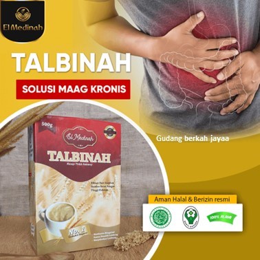 

SALE !!! TALBINAH EL MEDINAH RESEP THIBB NABAWY 500GR TEPUNG GANDUM 100% ASLI READYY