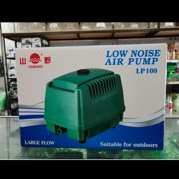 Yamano LP 100 Pompa Udara Air Pump Aerator Aquarium Kolam Ikan LP100 Cuci GUdang