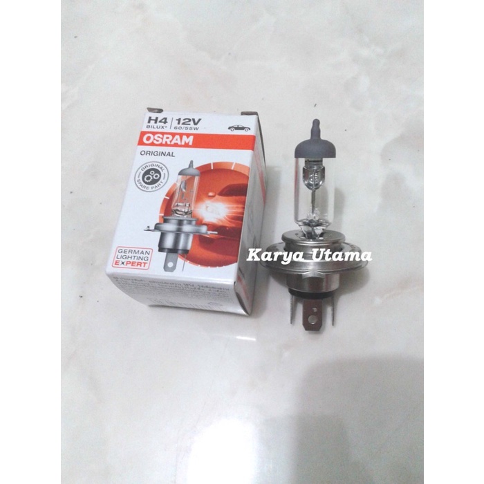 Sale Lampu Bohlam / Dop Depan Osram Halogen H4 12V 60/55W / Mobil / Motor