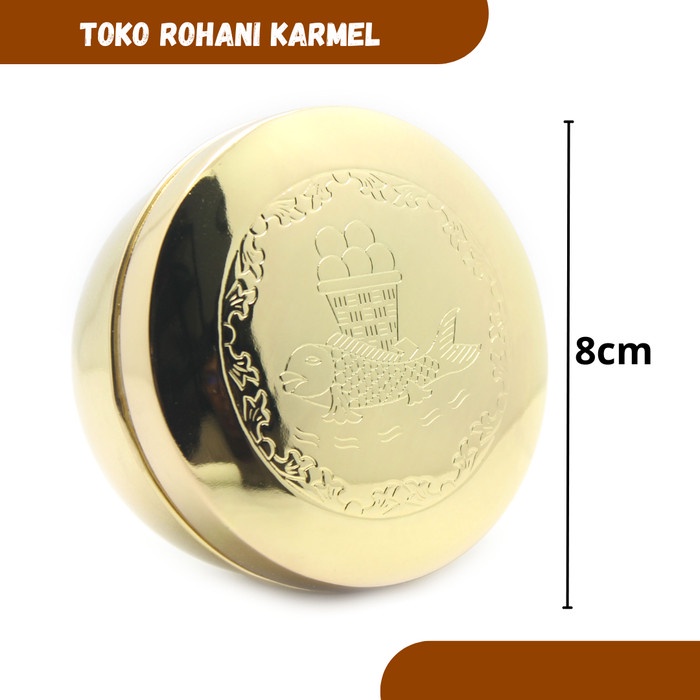 

Piksis Lapis Emas 24 Karat - Tempat Hosti Katolik / Piksis Gold / Piksis Silver
