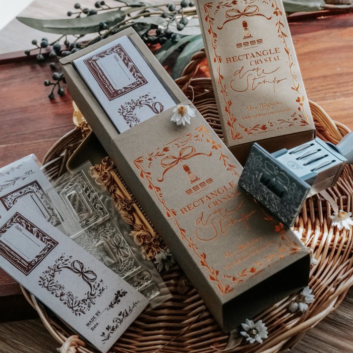 

Meow Illustration Crystal Date Stamp