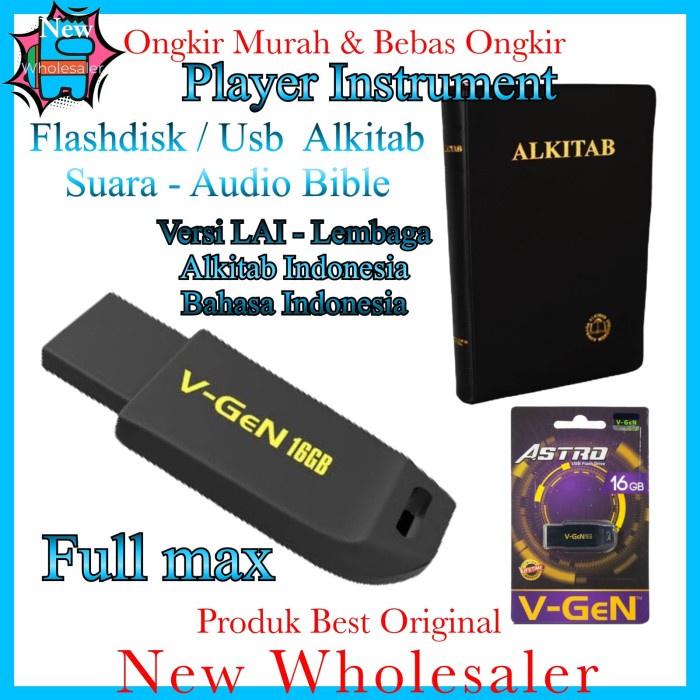 

Alkitab Audio Instrument Indonesia Perjanjian Lama Dan Baru Original