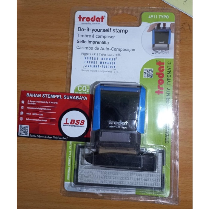 

STEMPEL TRODAT 4911 TYPO + tinta permanen 15ml