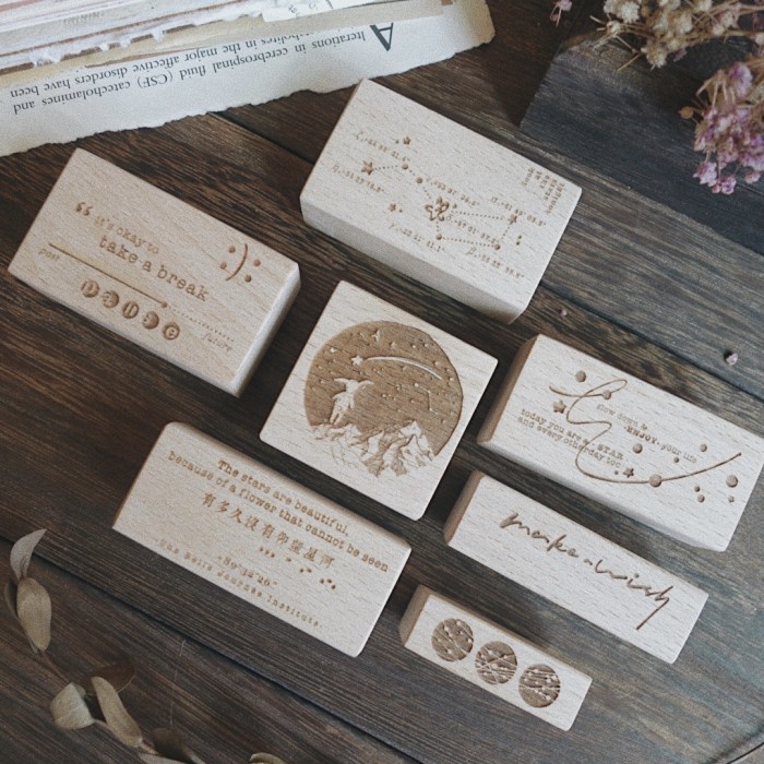 

Sissi Vol.6 Star River Rubber Stamp Set