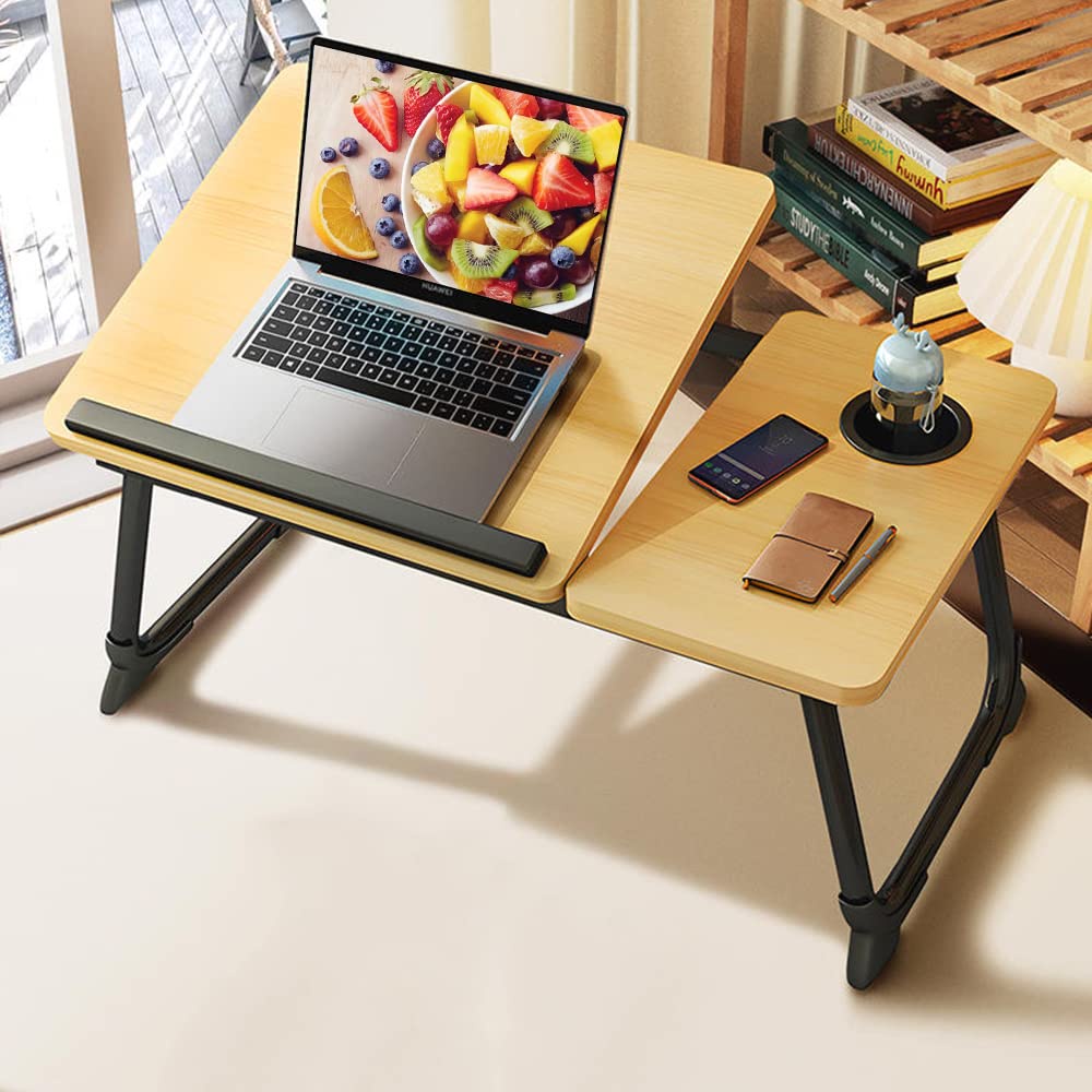 Adjustable Bed Table Computer Desk Foldable Night Table pliante for Home Reading Laptop Computer Des