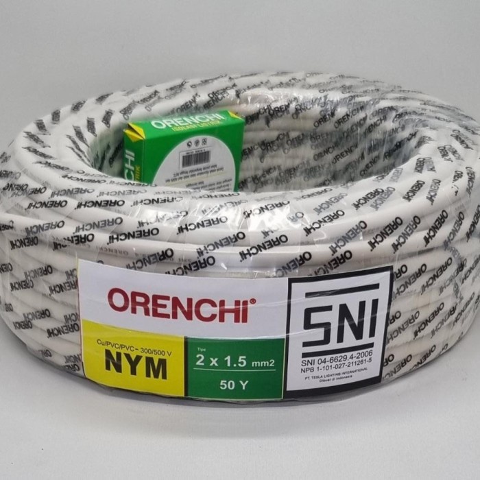 READY STOK KABEL NYM 2X1.5 SNI