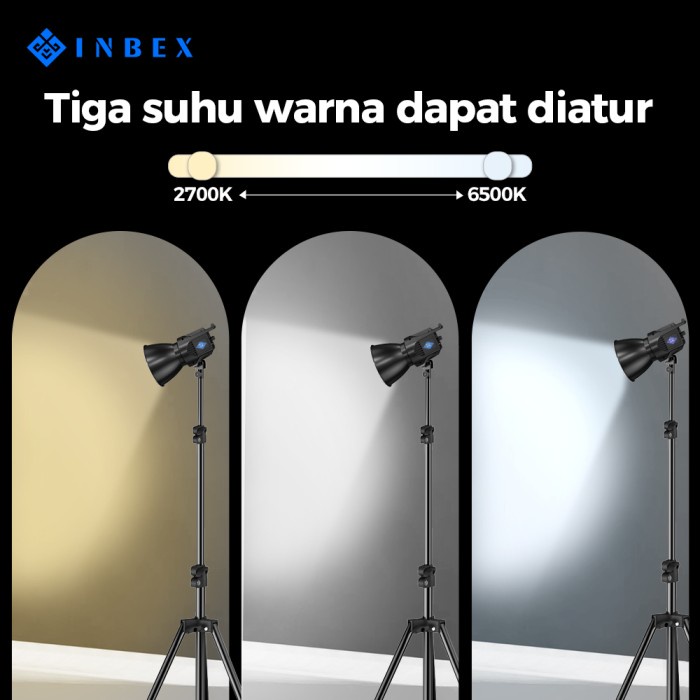 Inbex Collapsible Lantern Softbox Paket Studio Lightstand Live Lampu