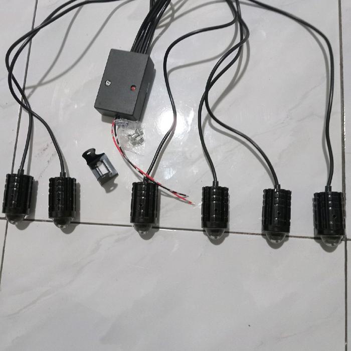 Promo Terbatas Paket 6 Lampu Led Sorot Mobil Motor 12 Volt Led Light Bar Led Bmper Led Grill Car