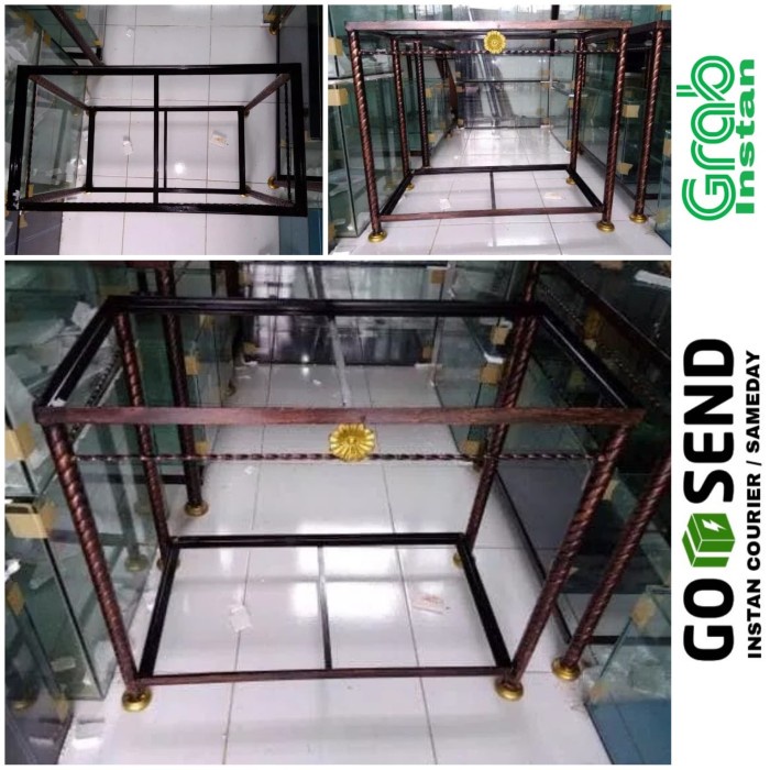 Rak Besi Aquarium 80x40