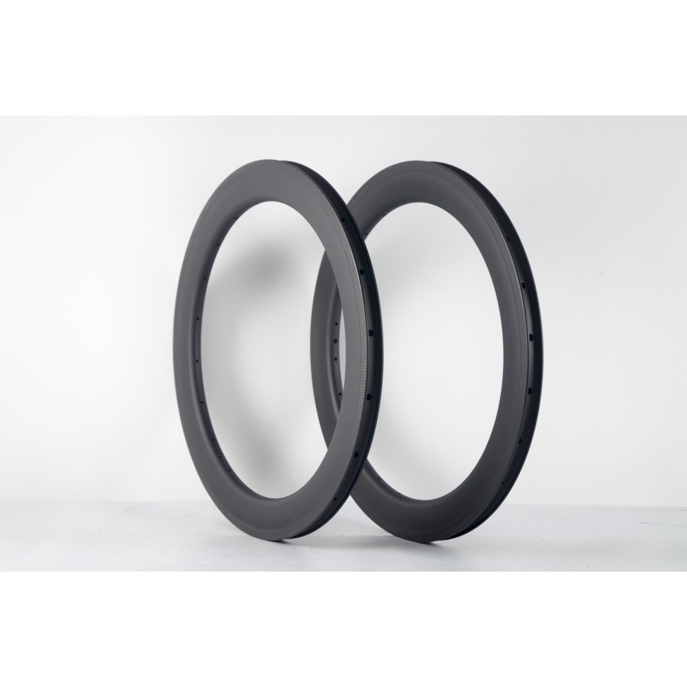 WCS 2pcs New 22 inch Small wheel Folding bike matt 3K UD full carbon fibre bicycle wheels carbon cli