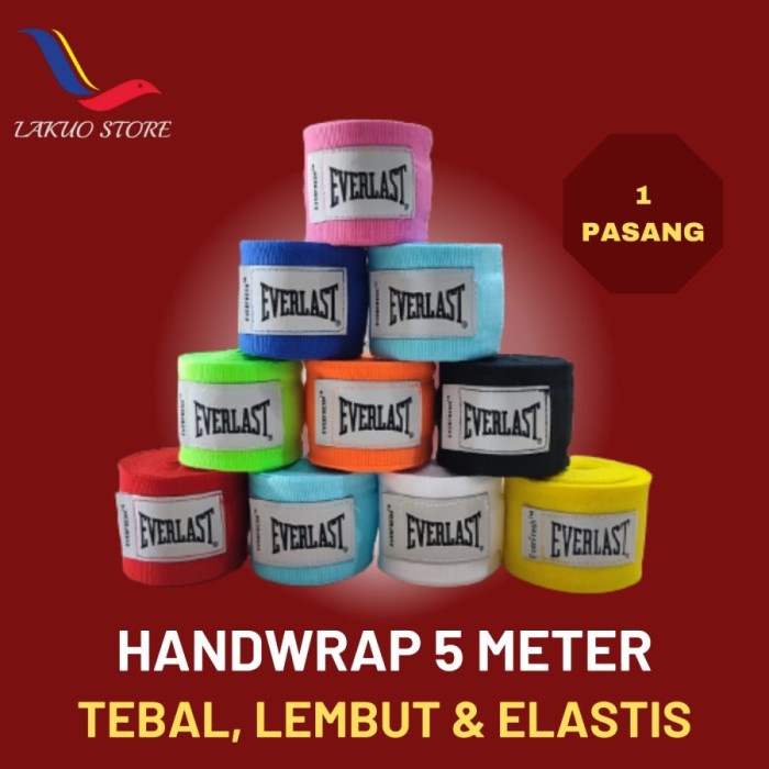 JTTOP" HANDWRAP EVERLAST 5 METER MUAYTHAI / BENDIT TINJU