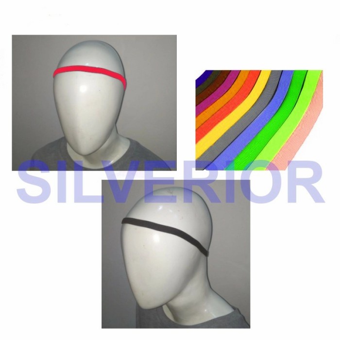 JTTOP" IKAT RAMBUT BANDO KARET OLAHRAGA SPORT HEADBAND HAIRBAND PRIA WANITA