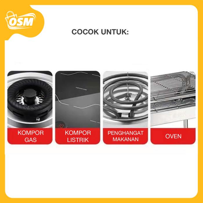 TOP" COD OSM PANCI KUKUS ALAT STEAMER 3 SUSUN STAINLESS STEEL MULTIFUNGSI KITCHENWARE