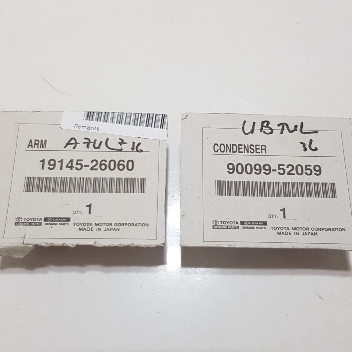 Spesial Platina Kondensor Kijang 3K / 4K / 5K / 7K / Carry / Zebra 1.0 Denso