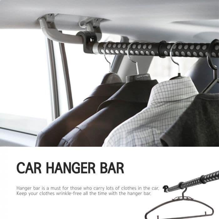 Tws - Gantungan Baju Mobil Telescopic Hanger Hook Baju Di Mobil Hellowgamis