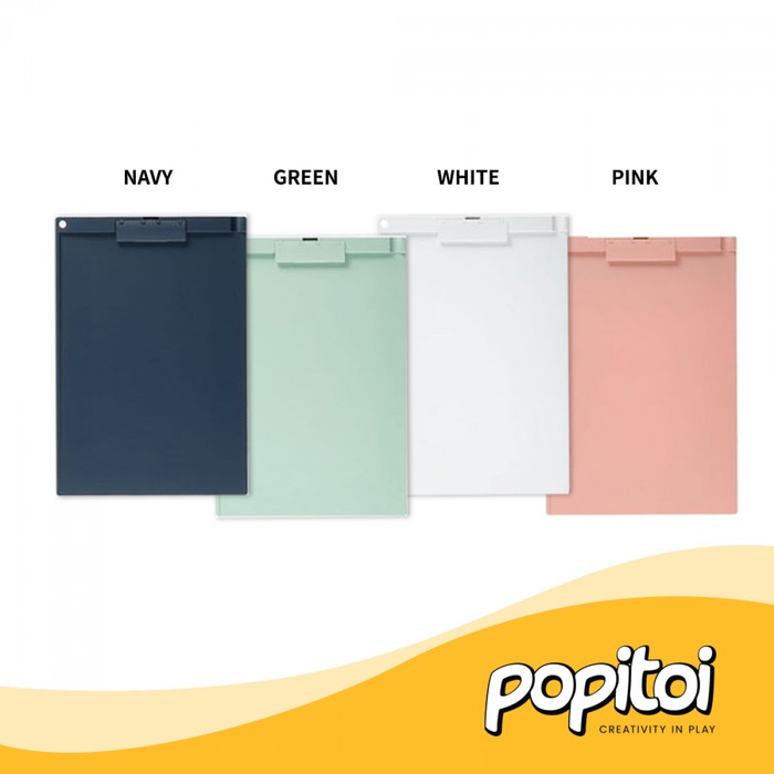 

Best Seller Kokuyo Silent Clipboard A4 Portrait Clip Papan Tulis Jalan Dada Ujian