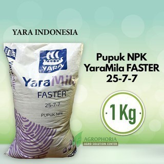 Pupuk YaraMila Faster 25-7-7 Kemasan 1 Kg