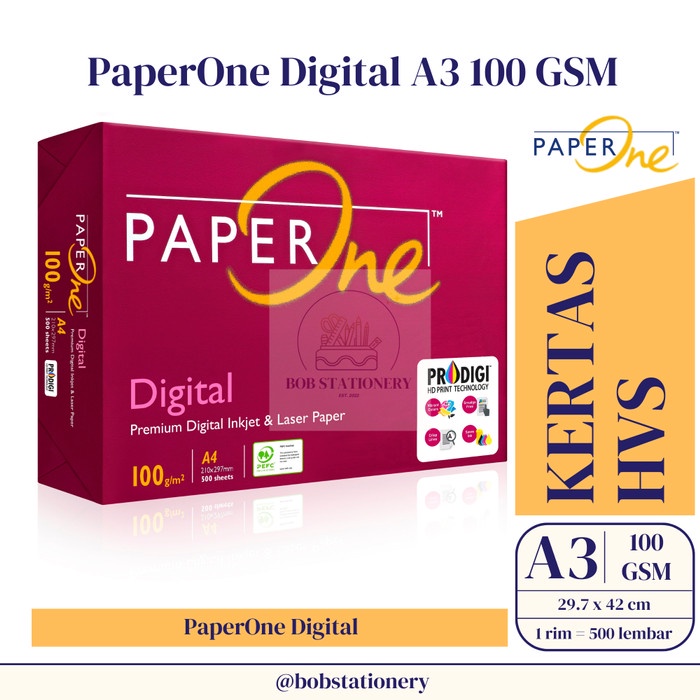 

Promo Paperone Digital A3 100 Gsm Kertas Hvs Cod