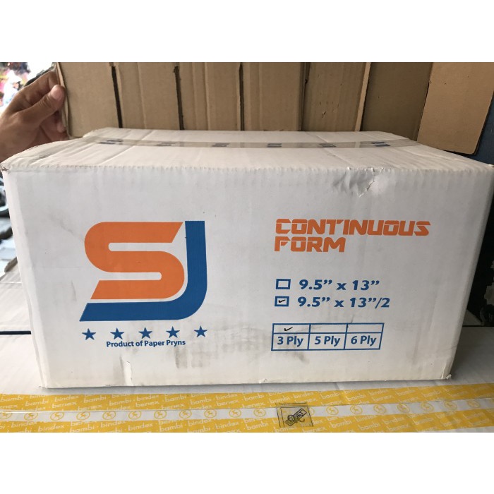 

Diskon Kertas Continuous Form Sj 9.5 X 13/2 3 Ply Packing Aman