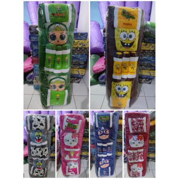 Terbaru Kasur / Tilam Bulu Rasfur 7 Bantal Uk. 160 Cm Packing Aman