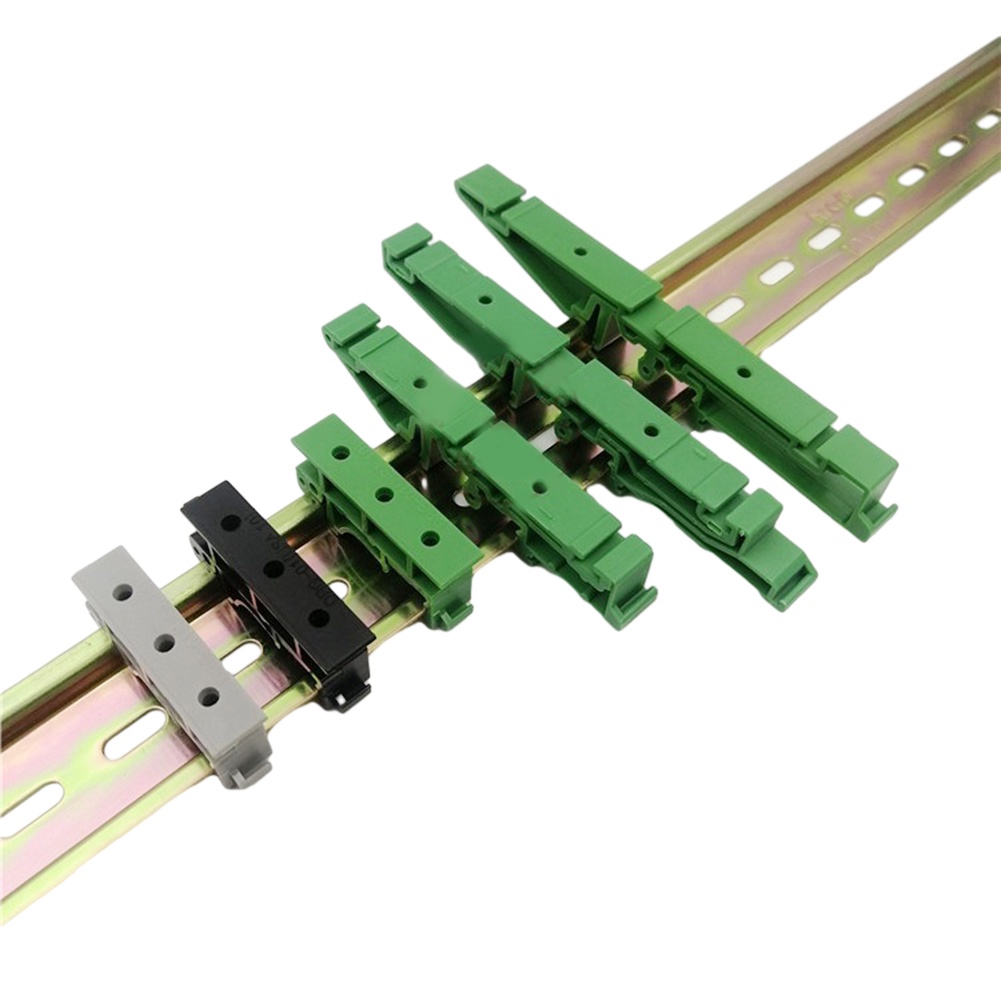 1 Set PCB DIN C45 Rail Mount Adapter PCB Mount Bracket Clips Mount Holder 35mm Control Board Adapter
