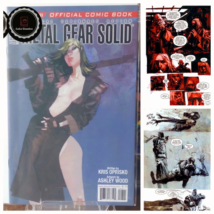 SALE TERBARU COMICS - IDW - METAL GEAR SOLID #8 (HIDEO KOJIMA) (ASHLEY WOOD) (SNIPER WOLF) READYY