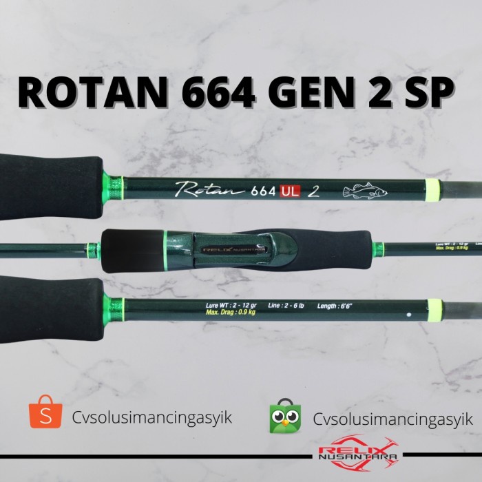 Relix Nusantara Joran Rotan 664 Gen 2