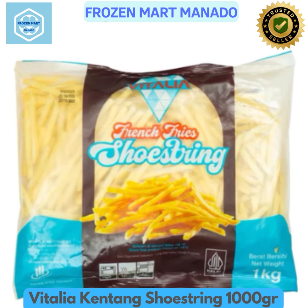 

Vitalia Kentang Shoestring 1000gr - Frozen Mart Manado (Frozen Food Manado)