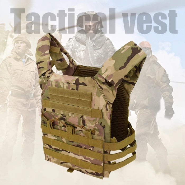 Military Tactical Vest Waterproof Outdoor Body Armor Lightweight JPC