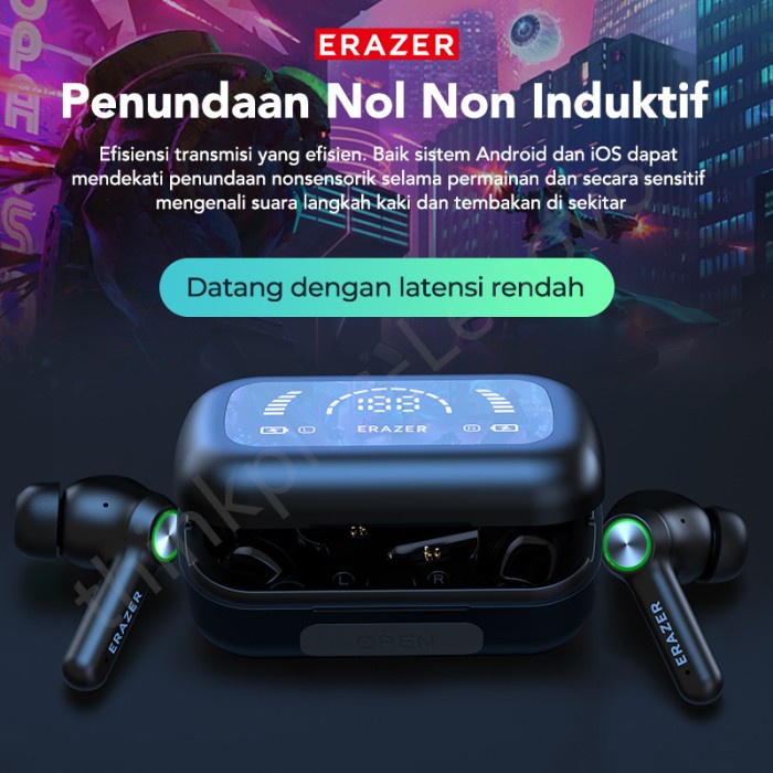 Lenovo Lp3 Pro Bluetooth Headphones Tws Wireless Led Display Earphones