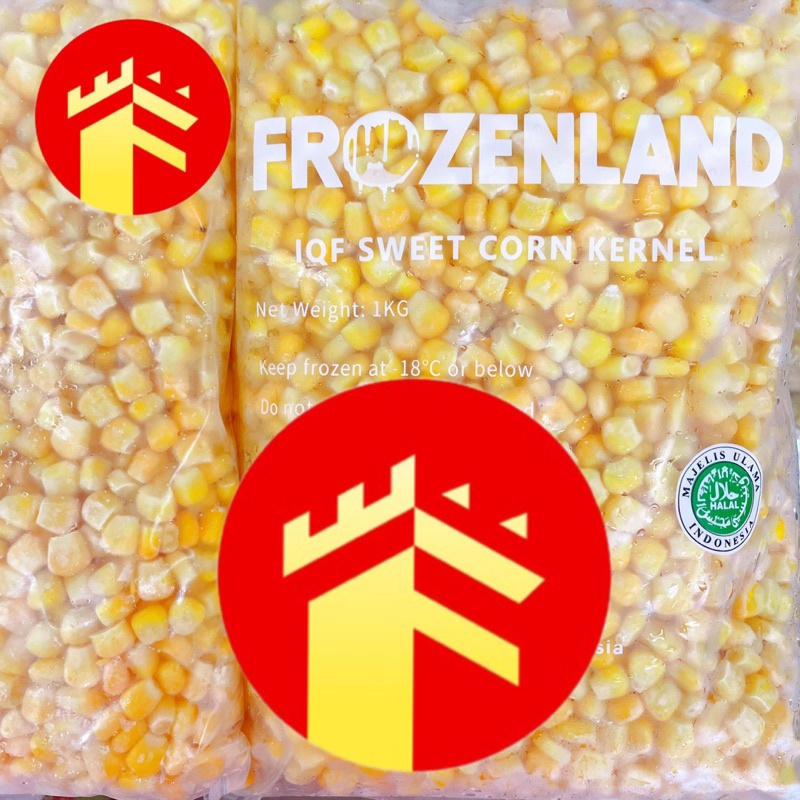 FROZENLAND CORN KERNEL 1 KG 250 GR JASUKE FROZEN LAND JAGUNG PIPIL JAGUNG MANIS PIPIL JAGUNG JASUKE