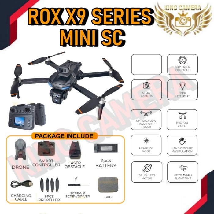 ROX X9 MINI MAX DRONE HD DUAL CAMERA WIFI FPV DRONE ROX X9 MINI