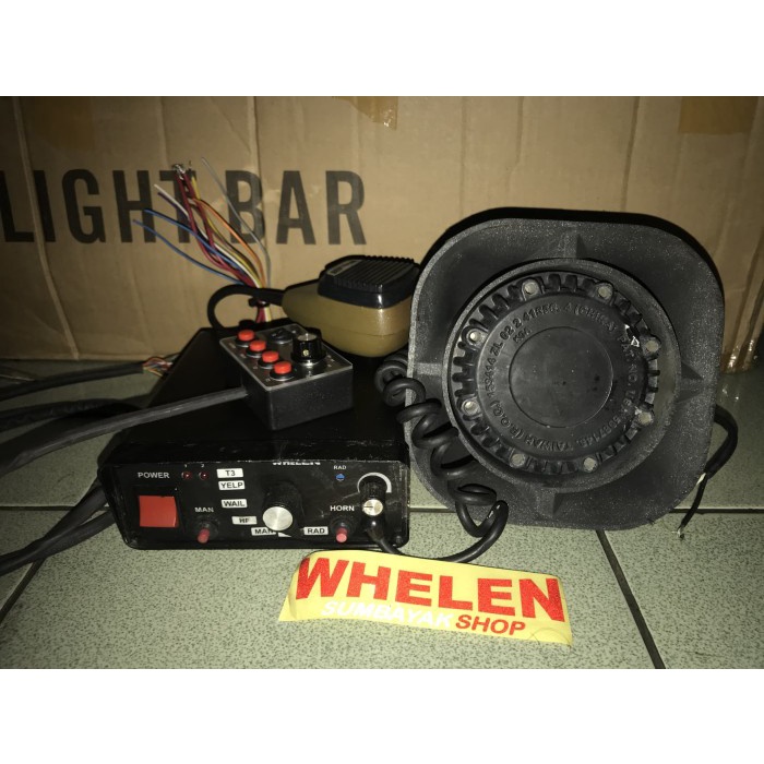 Paket Whelen Second 200W Whelen 295Hfsa1 + Whelen Sa315P Termurah
