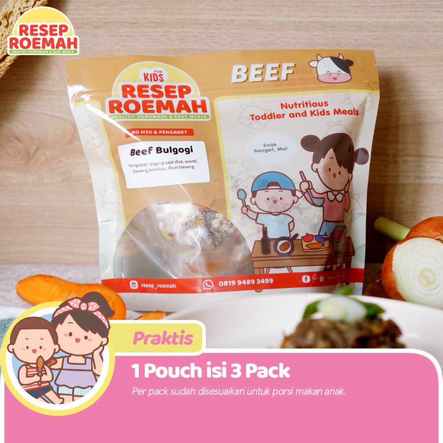 

Resep Roemah Beef Bulgogi / Makanan Sehat Anak Balita / Kids Healthy Homemade Frozen Food / No MSG