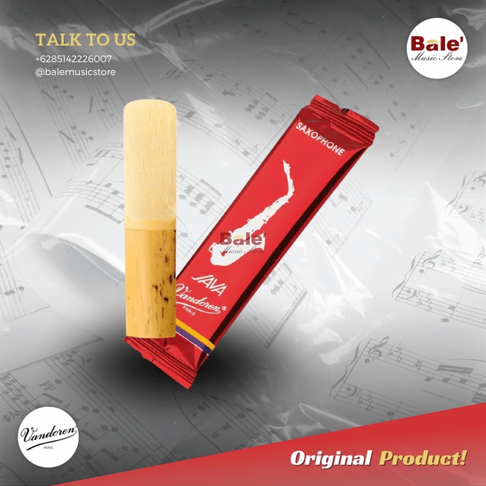 PROMO Vandoren Reeds Java Red Cut Alto Saxophone (Per Pcs)