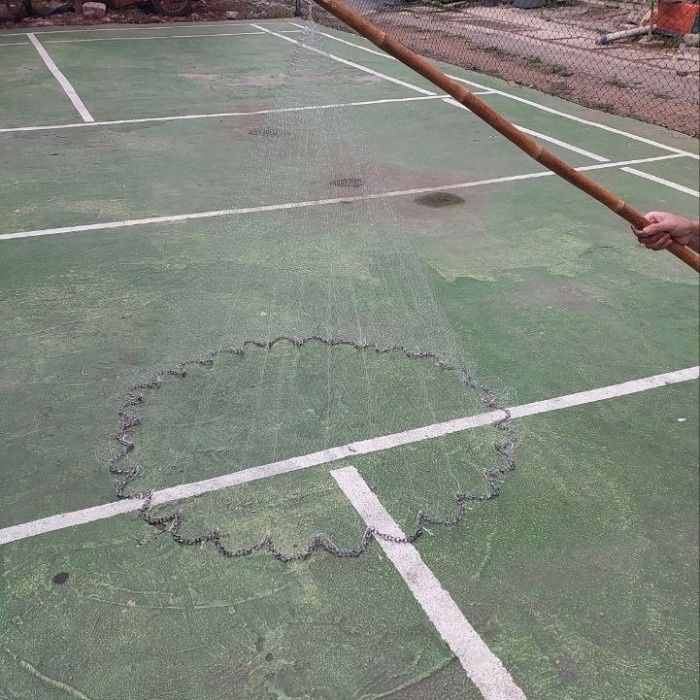 JALA LEMPAR KECRIK 1 METER 3 FEET UNTUK IKAN UDANG KECIL