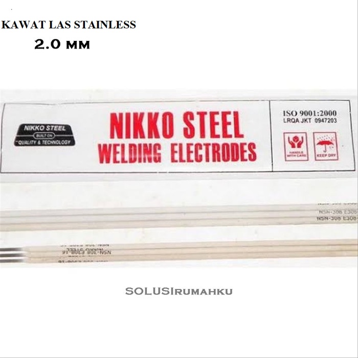 jayaMt- Per Kilo Kawat Las Stainless 2.0 NIKKO STEEL NSN 308 Elektroda 2.0