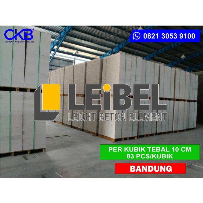 JJyoi- Bata Ringan Hebel Grade A LEIBEL Pengiriman area KOTA/KAB BANDUNG