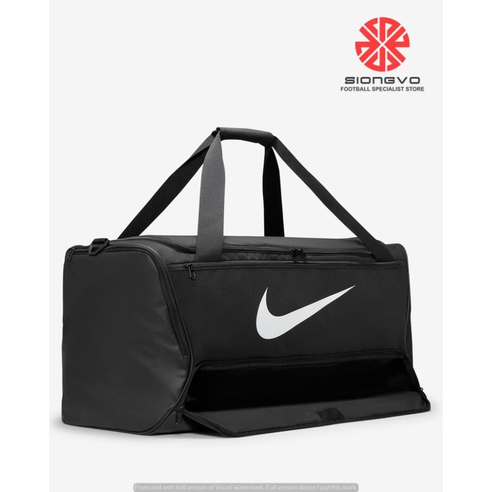 ready stok tas olahraga - nike brasilia l duffle 9.5 (95l) training unisex bag do9193010 original