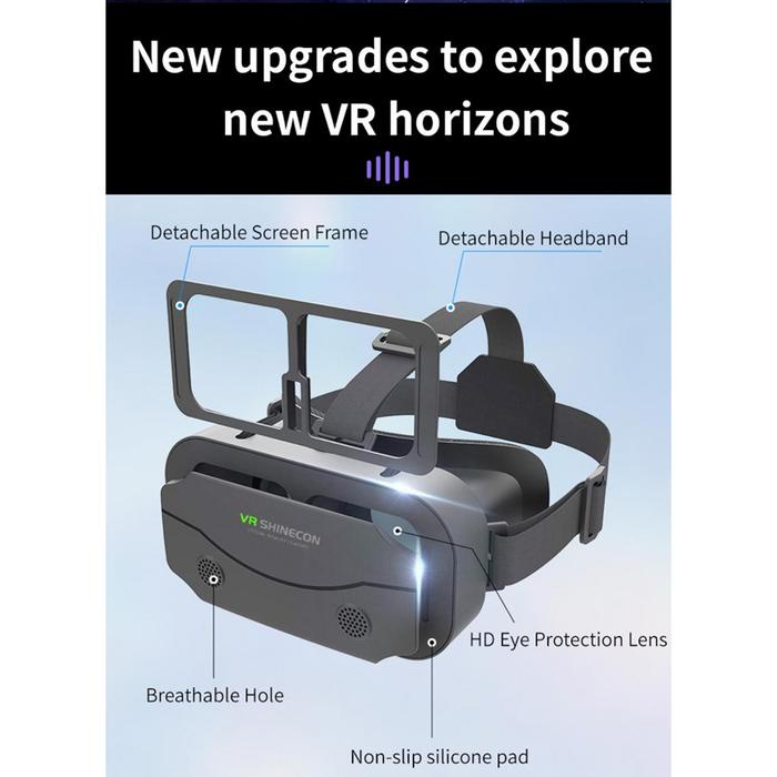 PROMO Kacamata Virtual 3D Reality Layar Raksasa VR Box IMAX