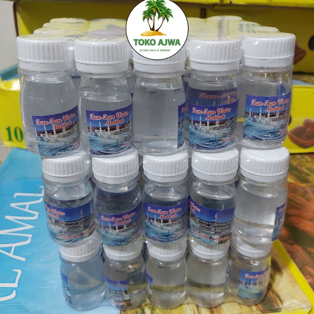 

Air zam zam 50ml sudah isi 1pak isi 10-50pcs