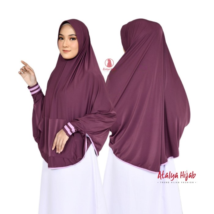 Yuksist- Jilbab Lengan Hijab Tangan Bergo Lengan Jilbab Lengan Panjang Kinanti